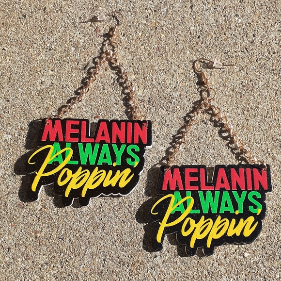 Jewelry - Afrocentric Statement wooden Earrings